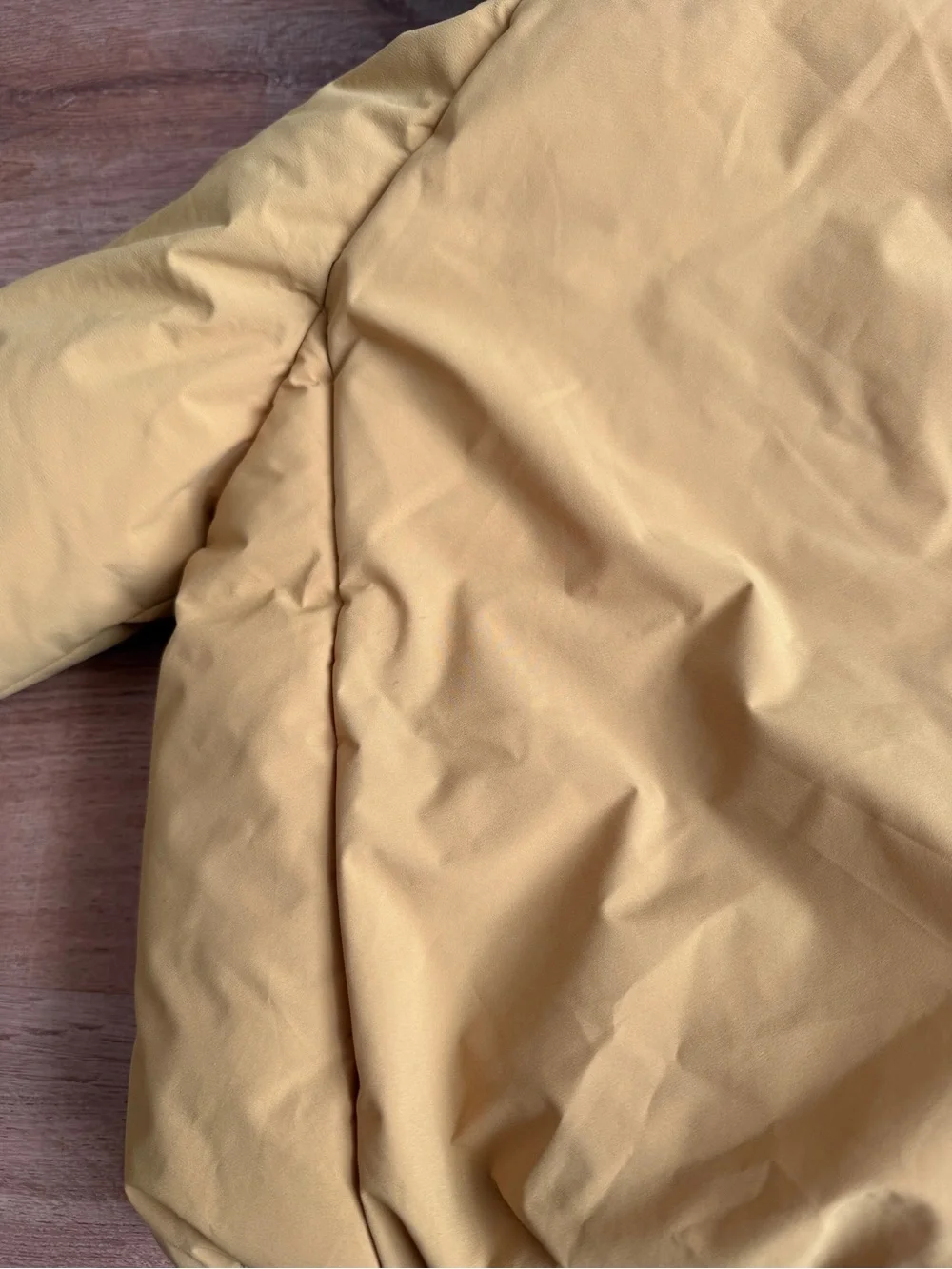 Zara Kids Hooded Puffer Jacket - Mustard Yellow
